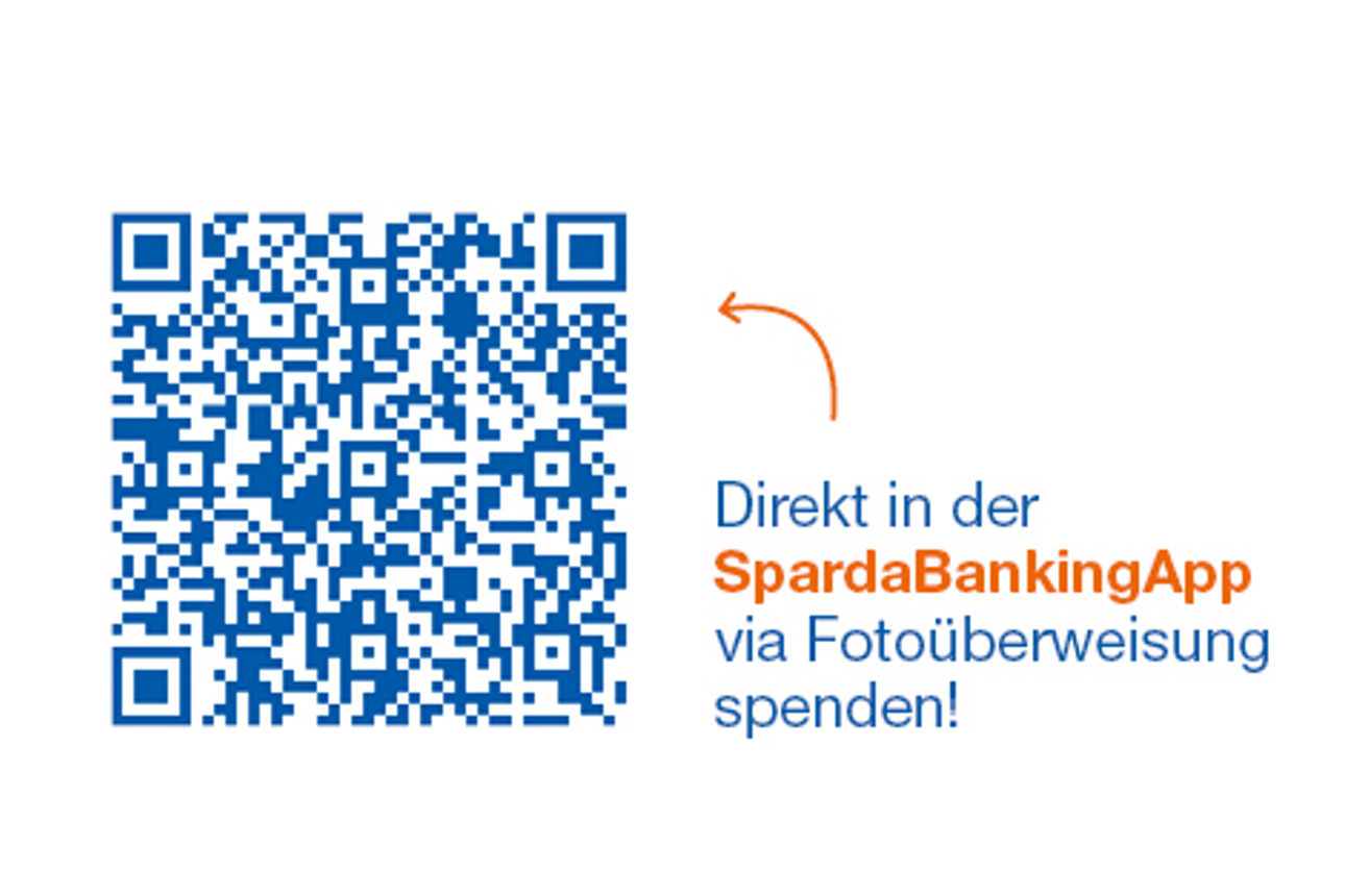 Qr-Codem für die Fotoüberweisung in der SpardaBankingApp
