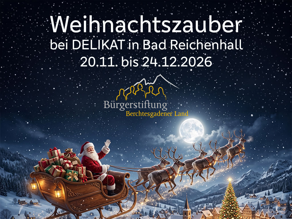 Weihnachtszauber bei Delikat, KI-generiertes Bild