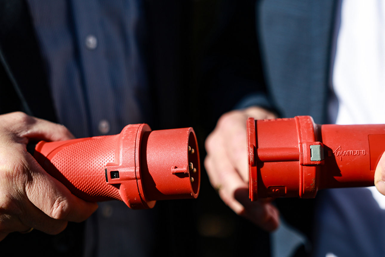 Inbetriebnahme Bürgersolarpark Ainring