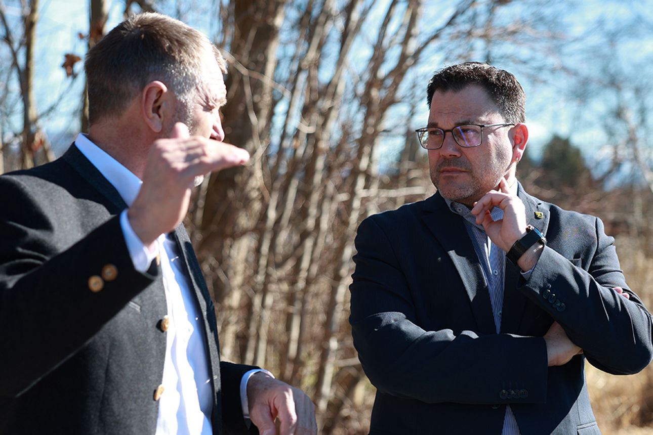 Besichtigung des Bürgersolarparks Ainring