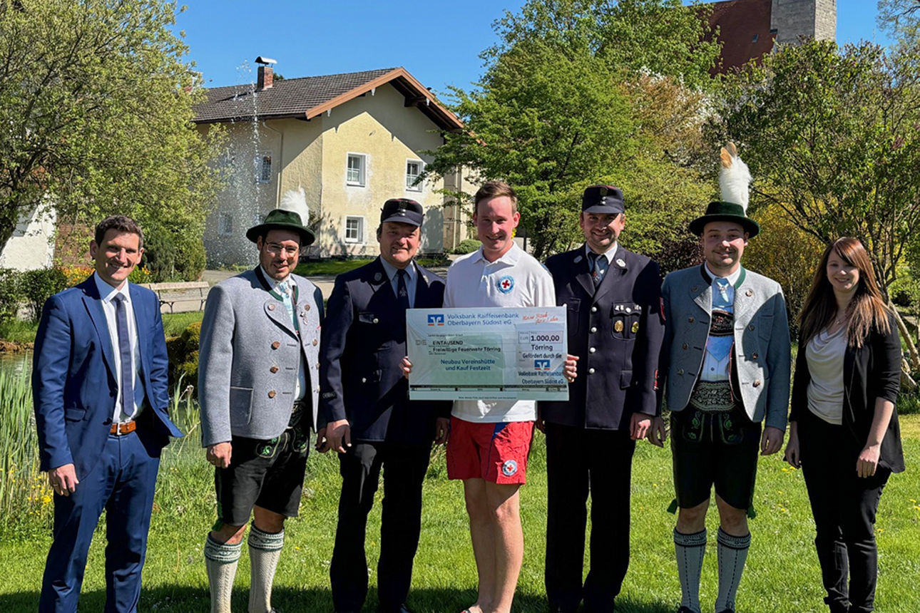 1.000 Euro Spende für die Törringer Vereine