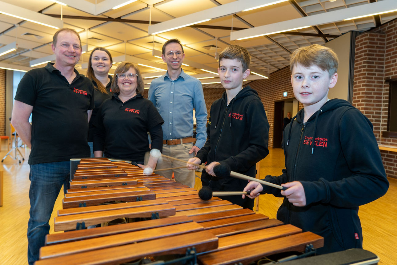 Neues Xylophon für traditionsreiches Trommlerkorps Sevelen