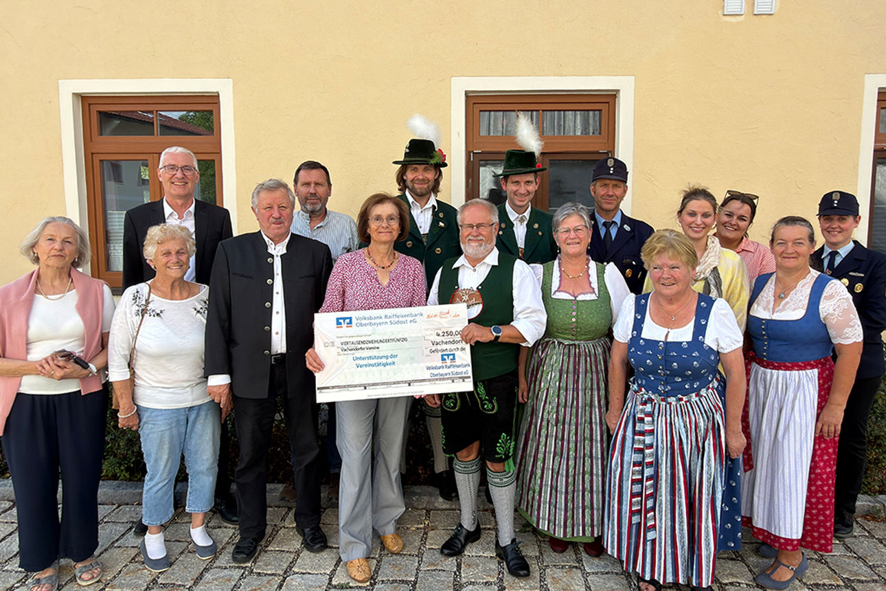 4.250 Euro für unsere Heimat