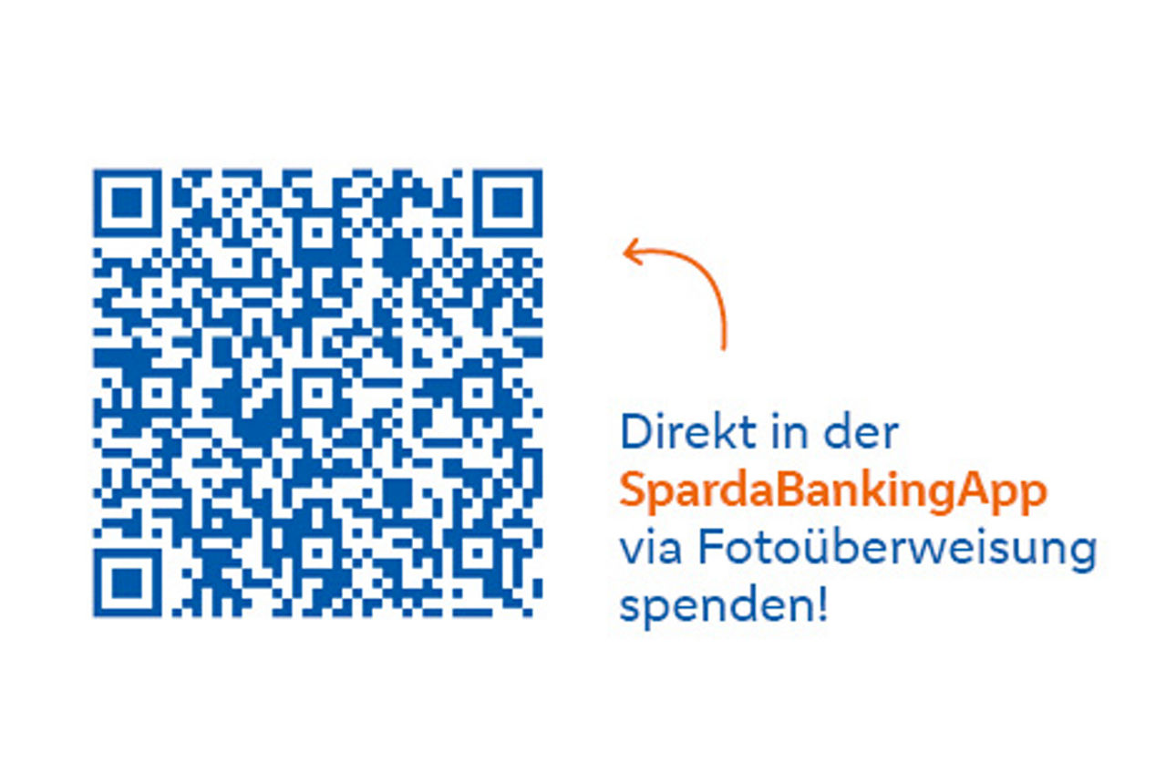 Qr-Codem für die Fotoüberweisung in der SpardaBankingApp