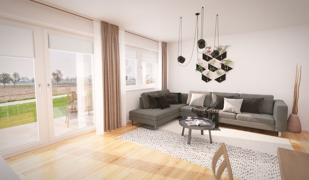 Nr. 1 Kompakte 2-Zimmer-Wohnung mit Garten