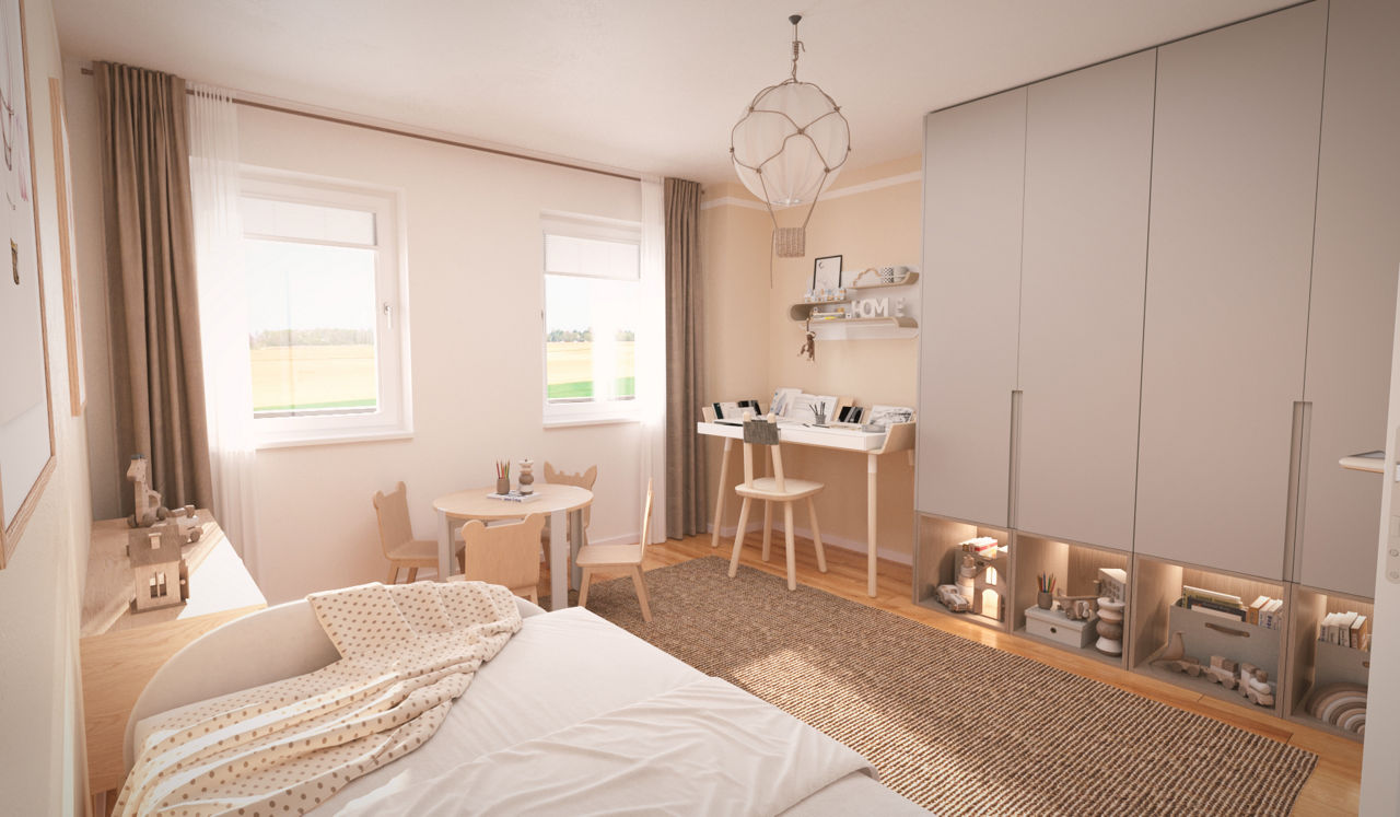 Nr. 5 Helle Erdgeschosswohnung mit 4 Zimmern und großer Terrasse