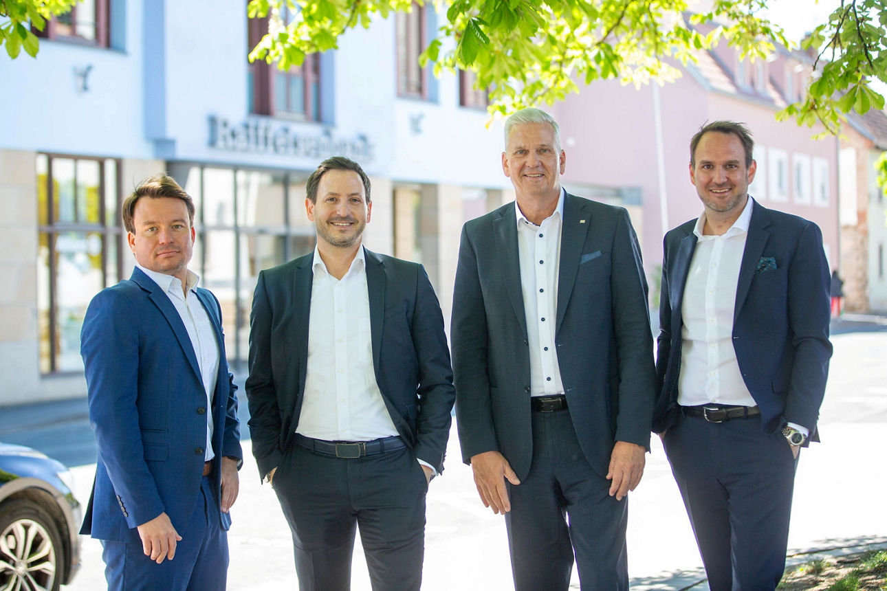 Der neue  Vorstand der Raiffeisenbank Mainschleife