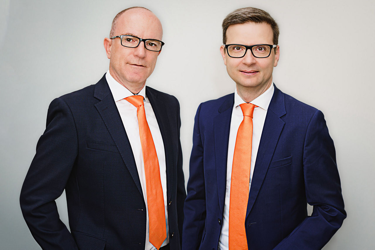 von links: Thomas Kaul und Sascha Gläßer (Vorsitzender)