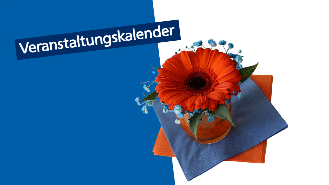 Festliche Dekoration auf einem Tisch