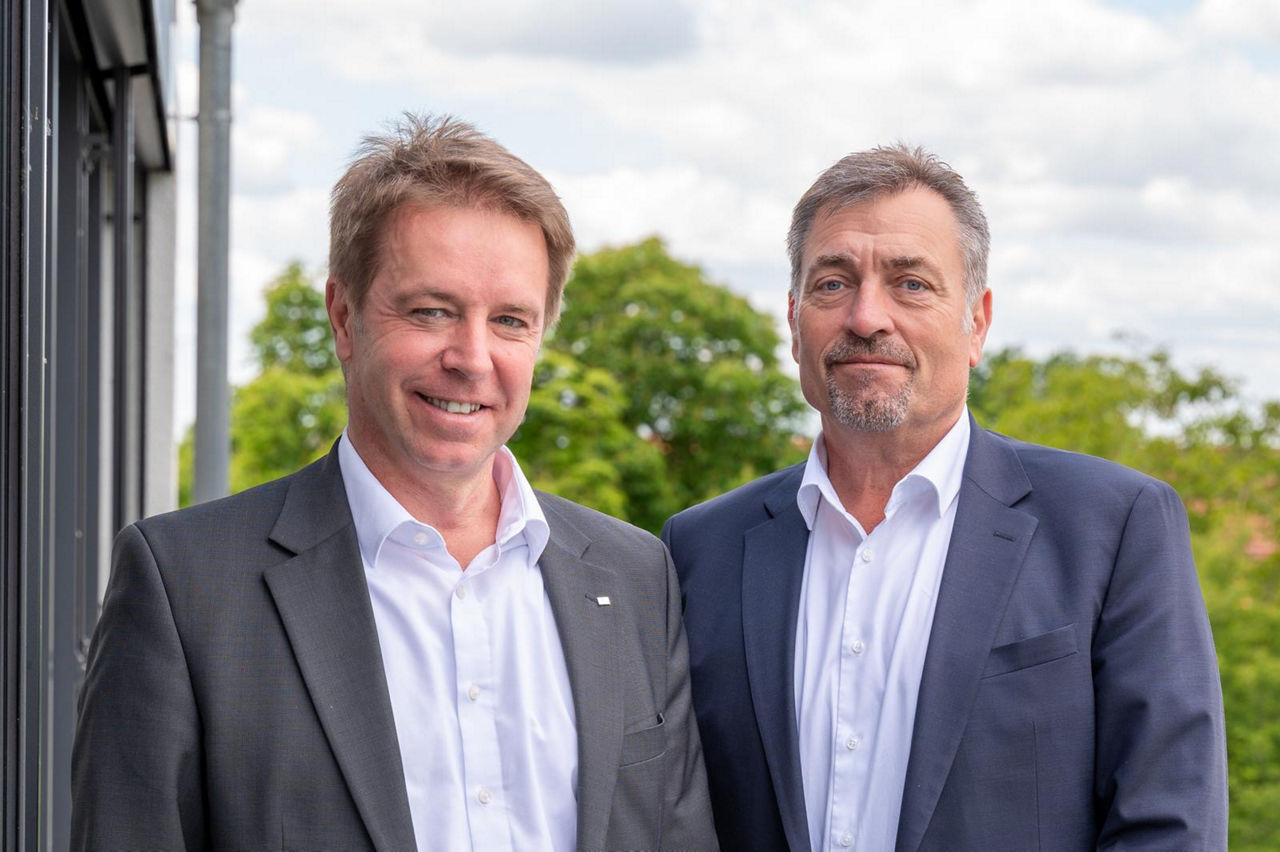 Vorstand von links: Thomas Endres und Franz-Josef Hartlieb