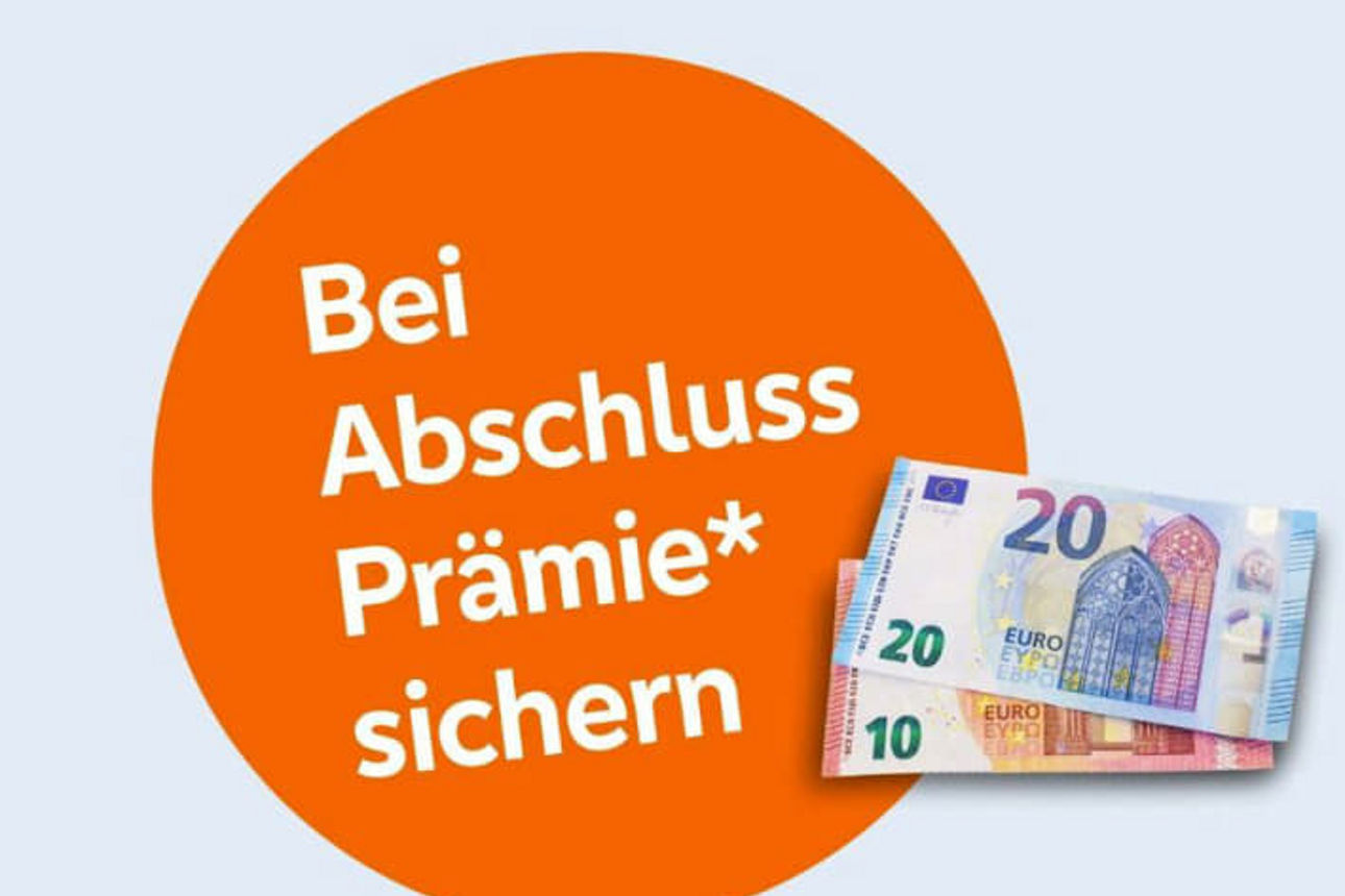 Bei Abschluss Prämie sichern 