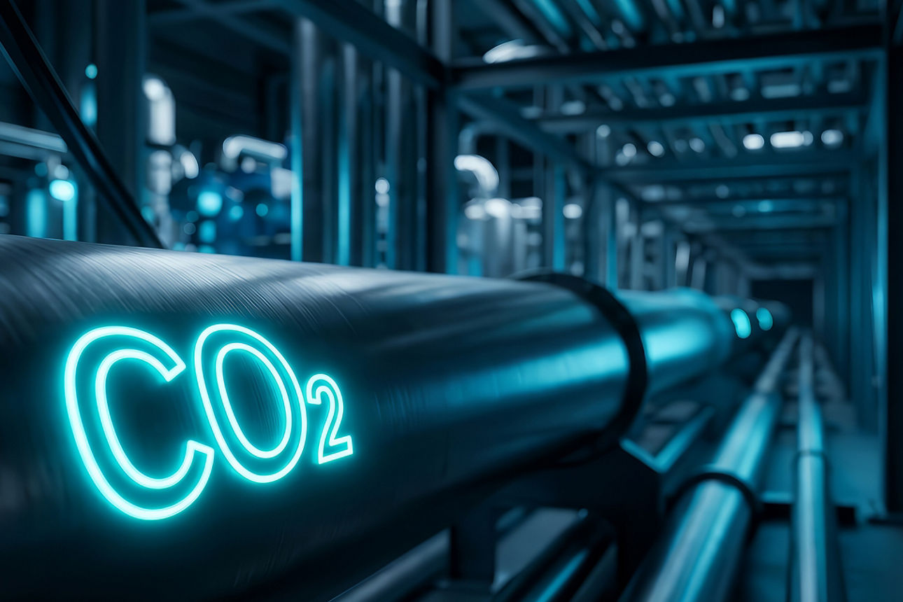 Industrielles CO2-Pipelinesystem