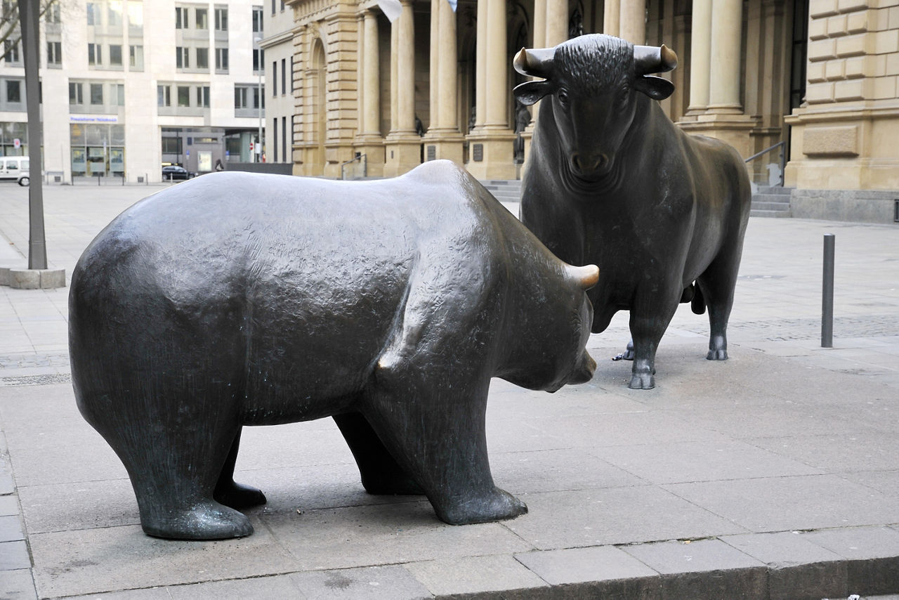 bulle, bär, Frankfurter, Börse, frankfurt, aktie, aktien, geld, euro, wirtschaft, hausse, baisse, handel, business, wertpapier, wertpapiere, wertpapierhandel, symbol, börsenplatz