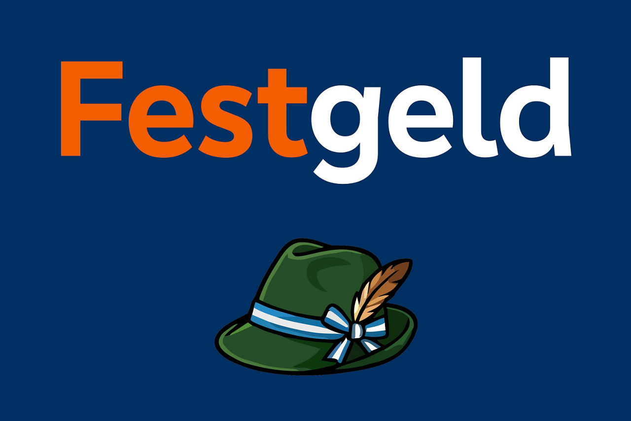 Festgeld 12 Monate Laufzeit mit Filzhut-Pictogramm