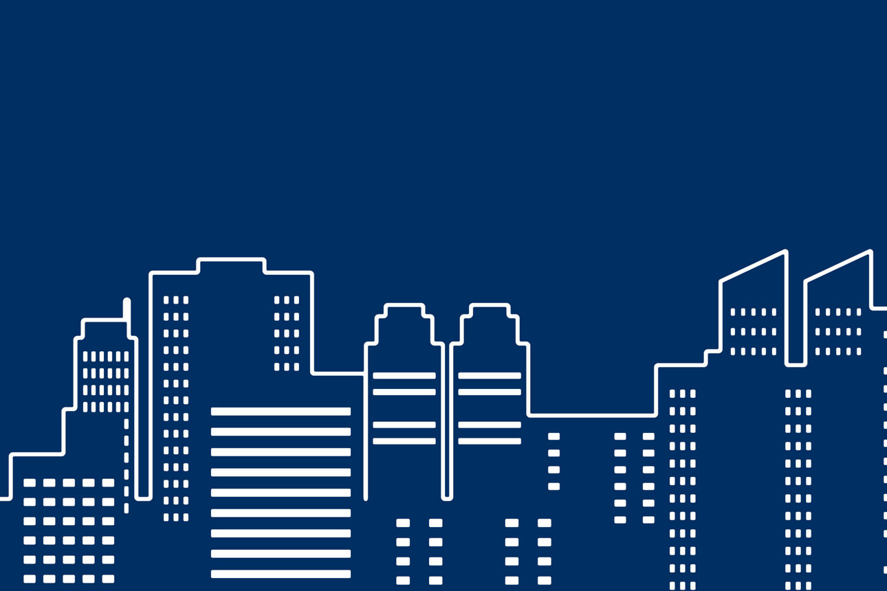 Visualisierung einer Häuser-Silhouette