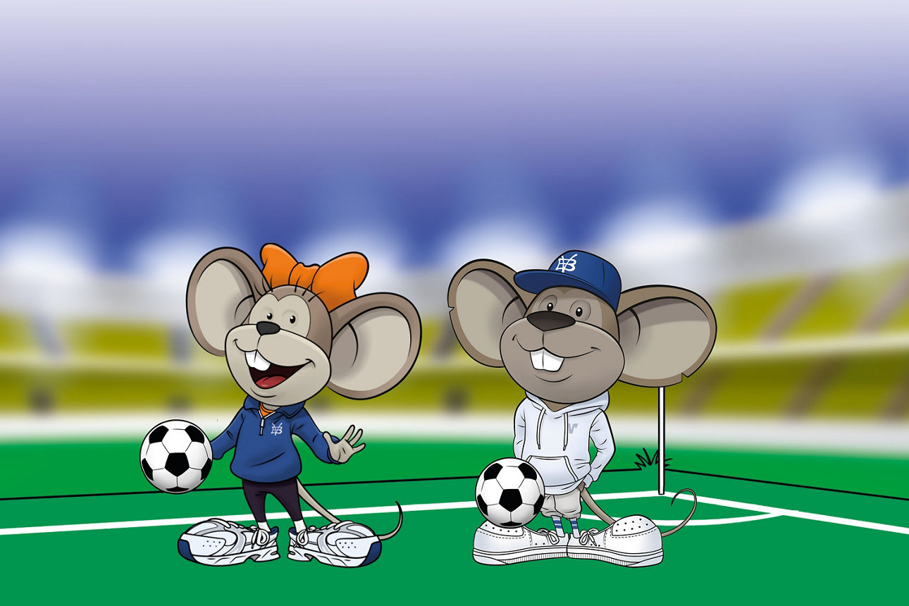 Hanni und Manni im Stadion