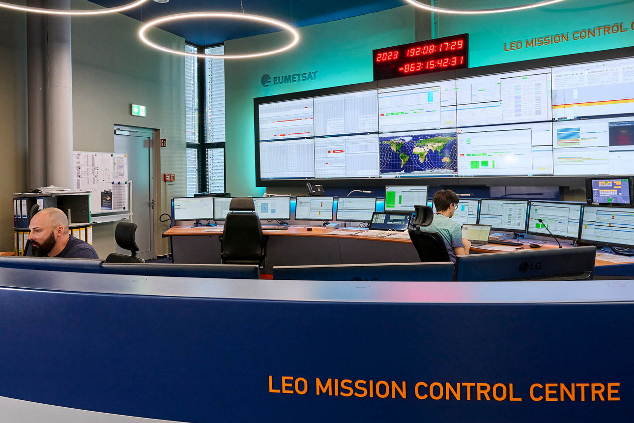 Leo Mission Control Centre, © EUMETSAT
