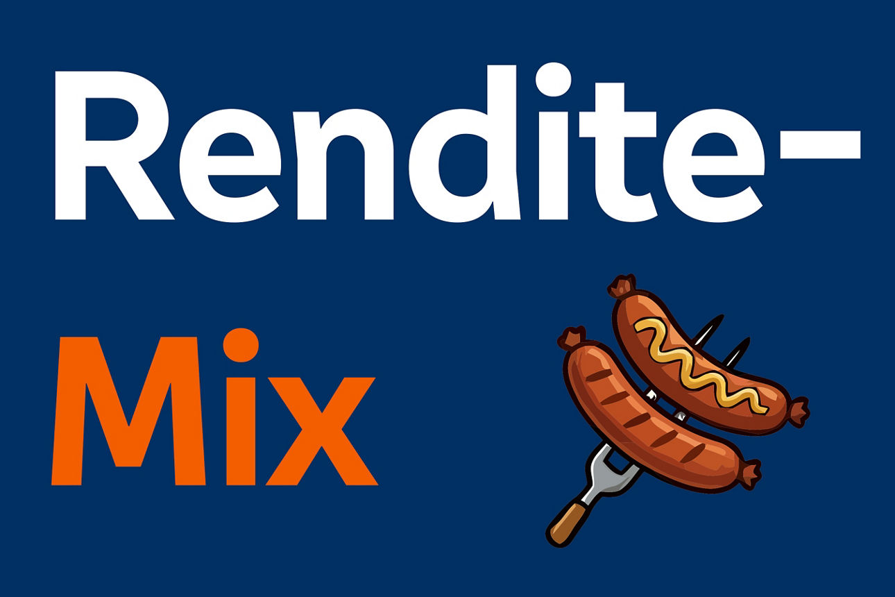 RenditeMix mit Bratwurst-Pictogramm