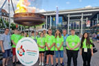Gruppenbild bei den Teilnehmer der Special Olympics Sommerspielen
