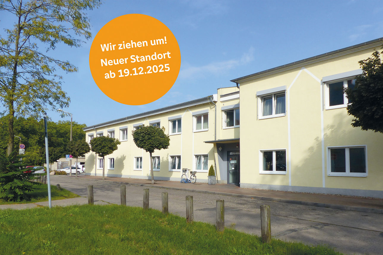 Straßenansicht der Filiale in Brandenburg Nord