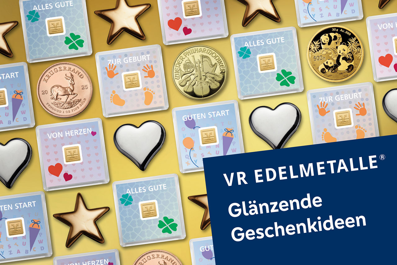 Edelmetalle als Geschenk