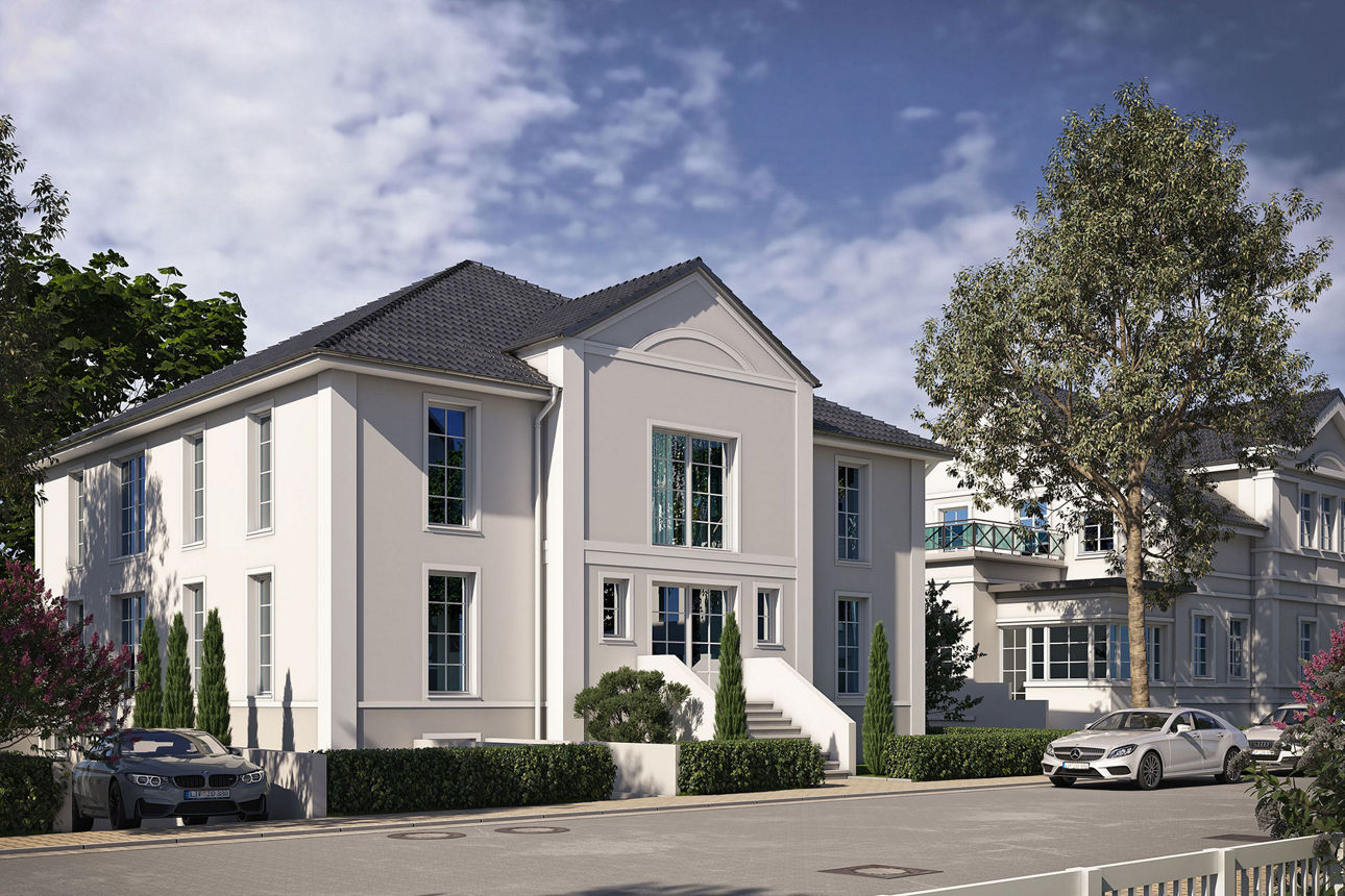 Eine Visualisierung vom Bauprojekt.