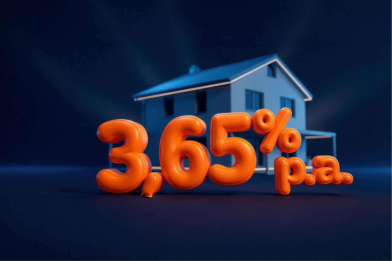 3,65 % p.a. Baufinanzierung bei der Volksbank Rhein-Ruhr