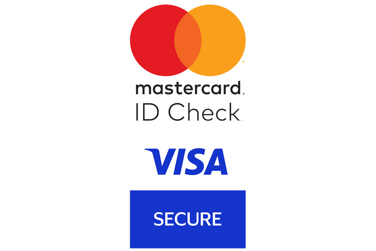 Abbildung Logo Mastercard® Identity Check™ / Visa Secure ehemals 3D-Secure Registrierung