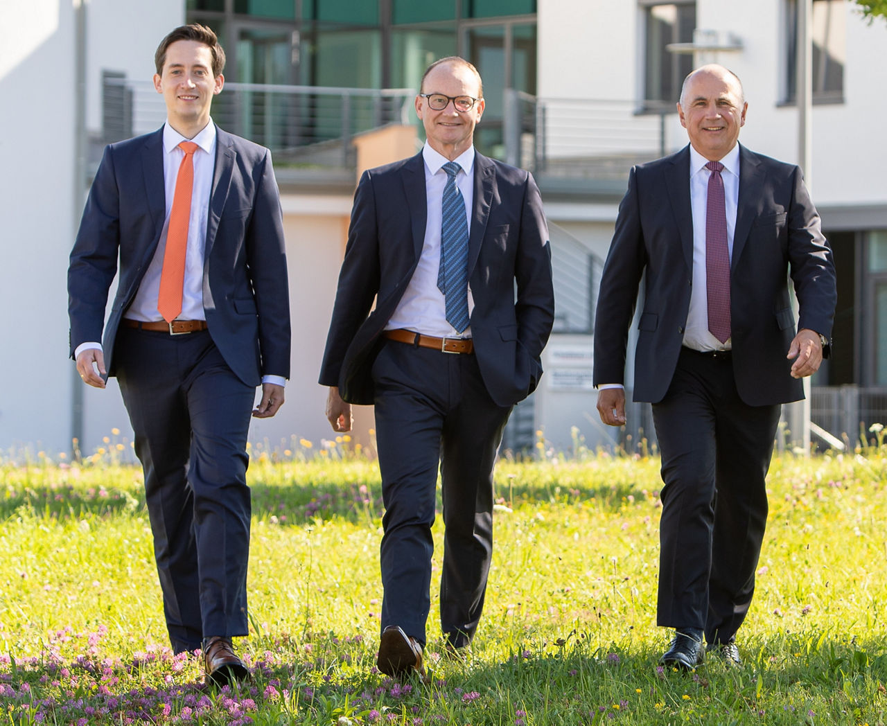 vlnr.: Johannes Paul, Manfred Gasteiger, Manfred Klaar