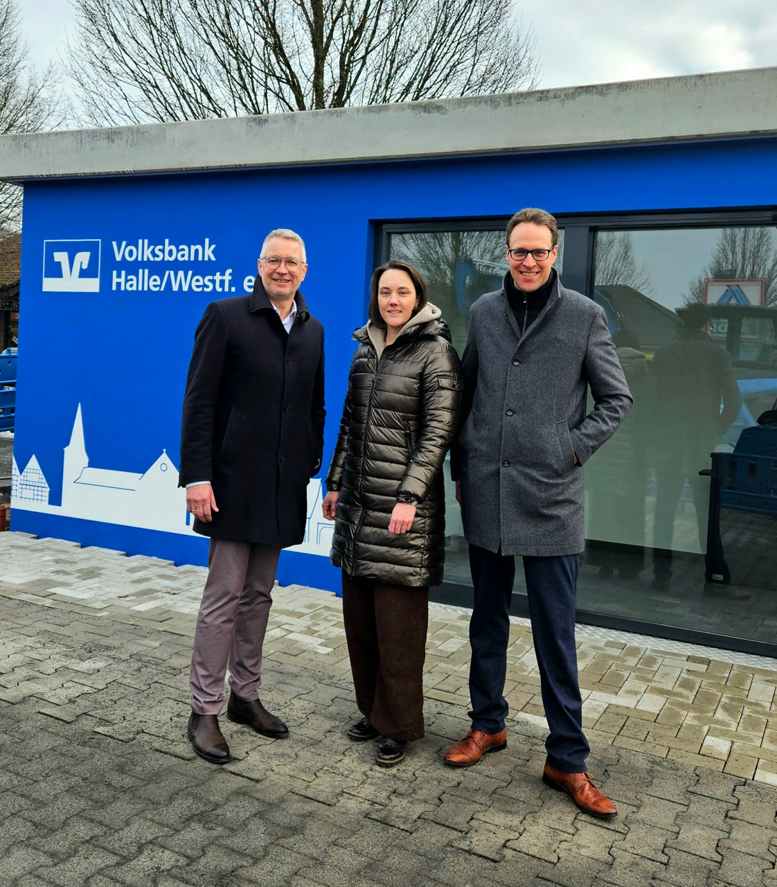 Neuer SB-Pavillon der Volksbank Halle am Künsebecker Weg ab sofort geöffnet