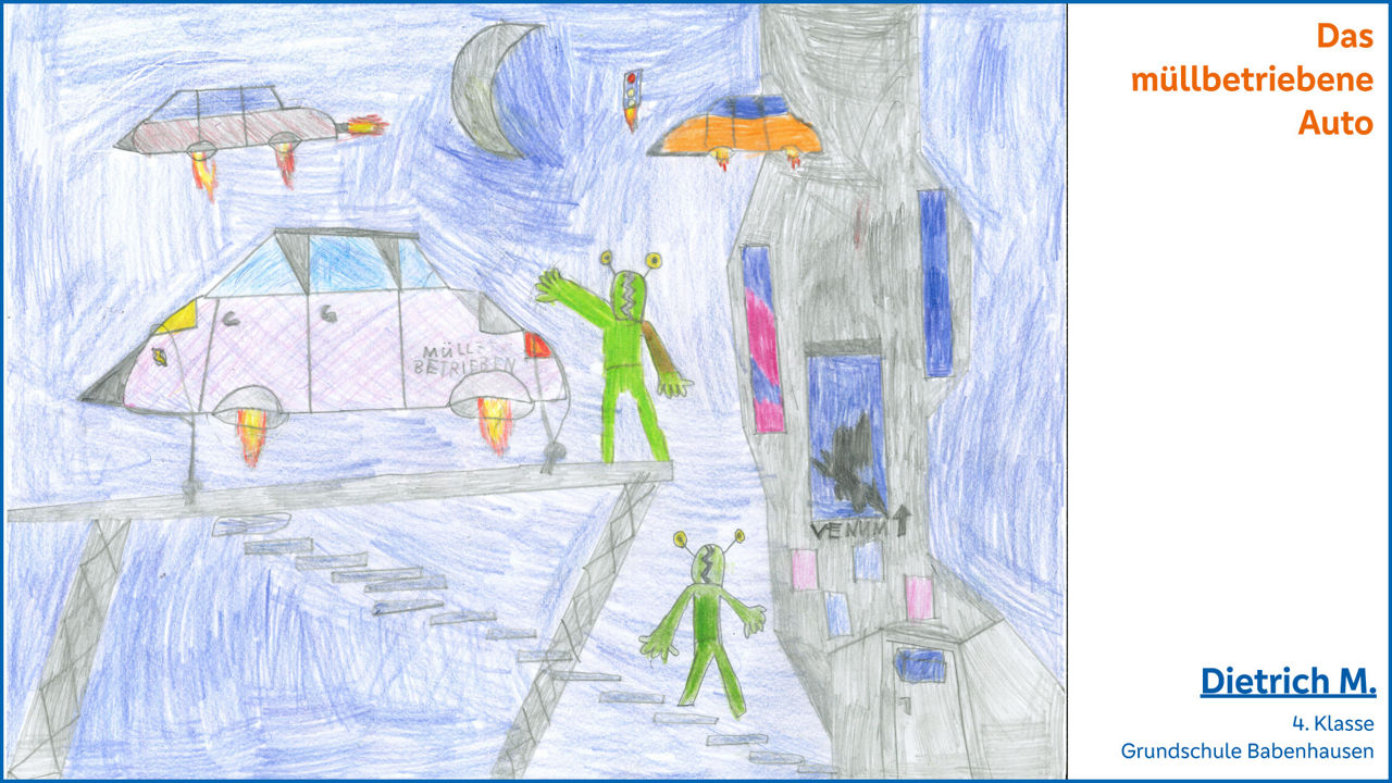 Das müllbetriebene Auto