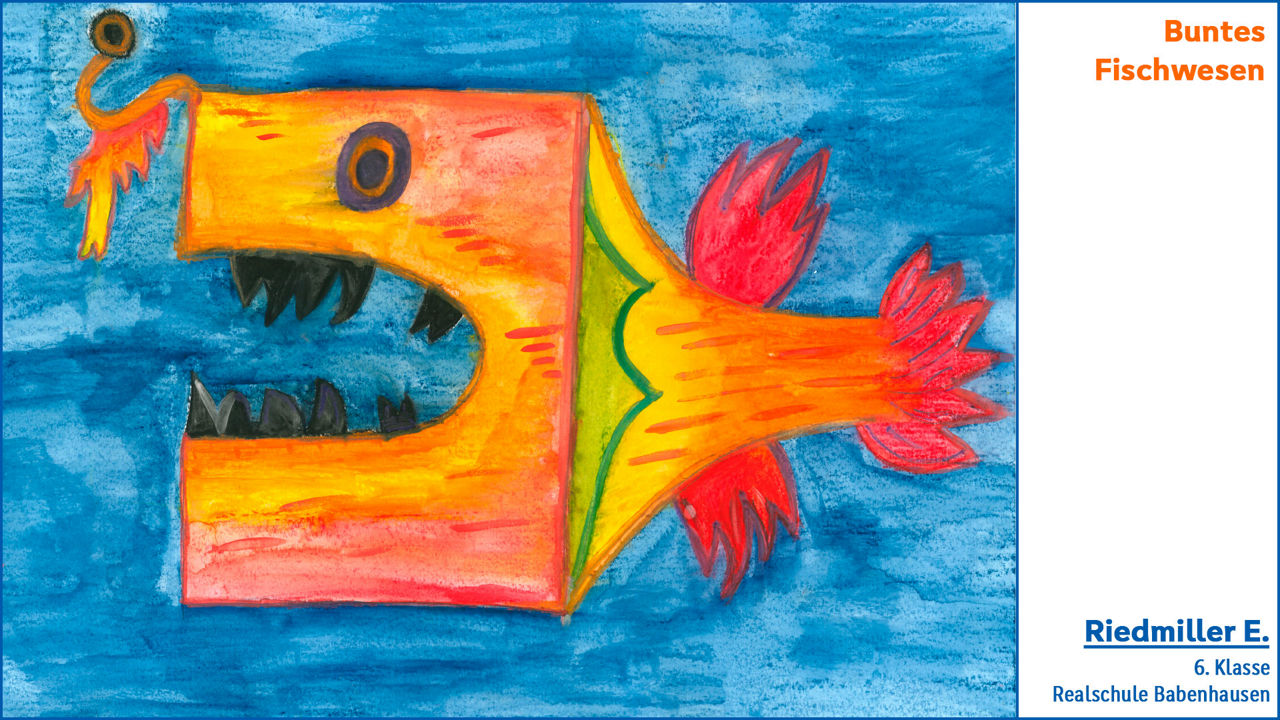 Buntes Fischwesen