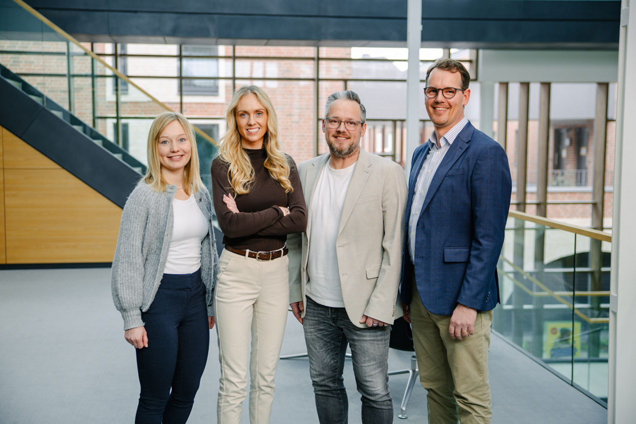 4 Mitarbeitende der Volksbank Heiden eG