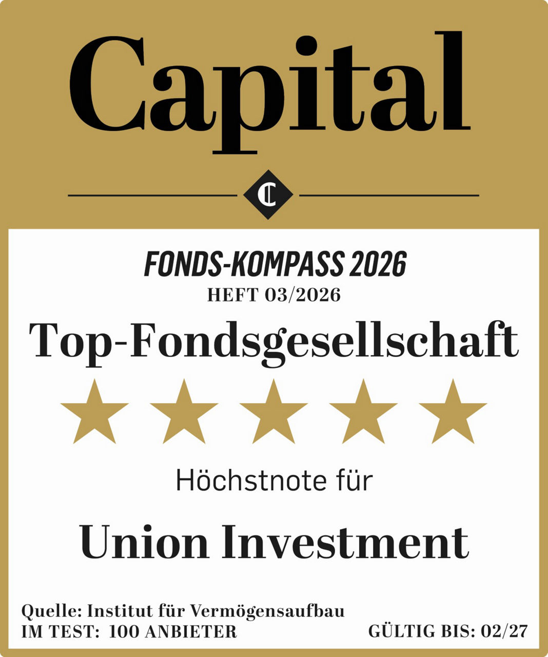 Capital Siegel Union Investment 2025