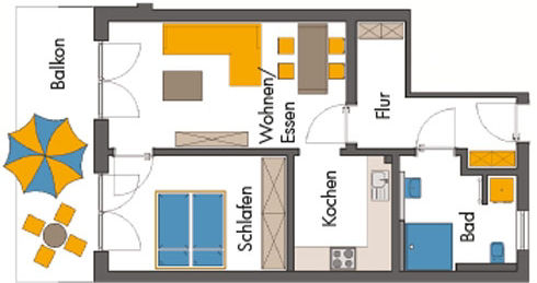Grundriss Wohnung