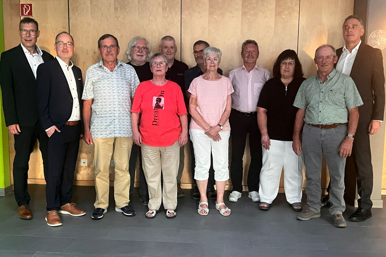 Gruppenbild 50 Jahre Mitglied 