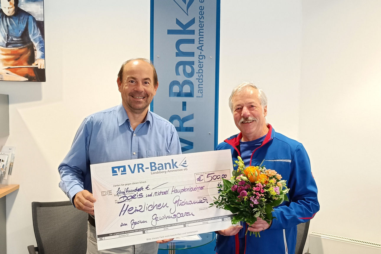 500 Euro und noch Blumen dazu!