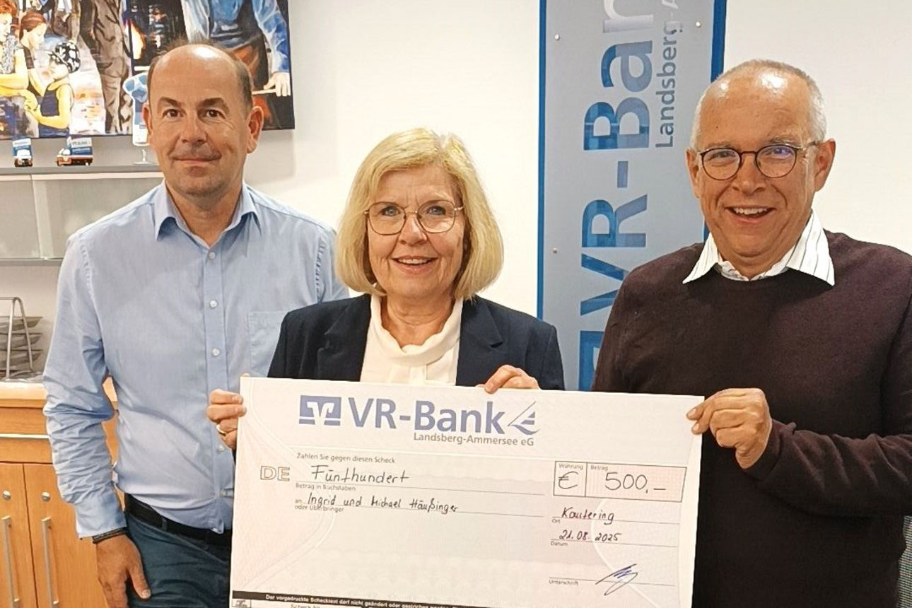 Glückwunsch zu 500 Euro!