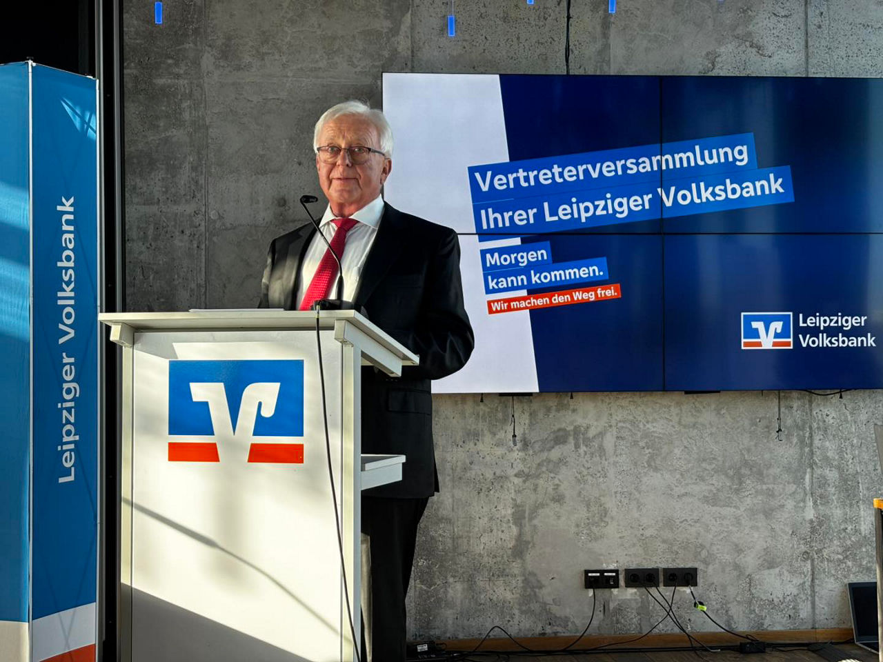 Aufsichtsratsvorsitzender der Leipziger Volksbank bei der Vertreterversammlung 2025