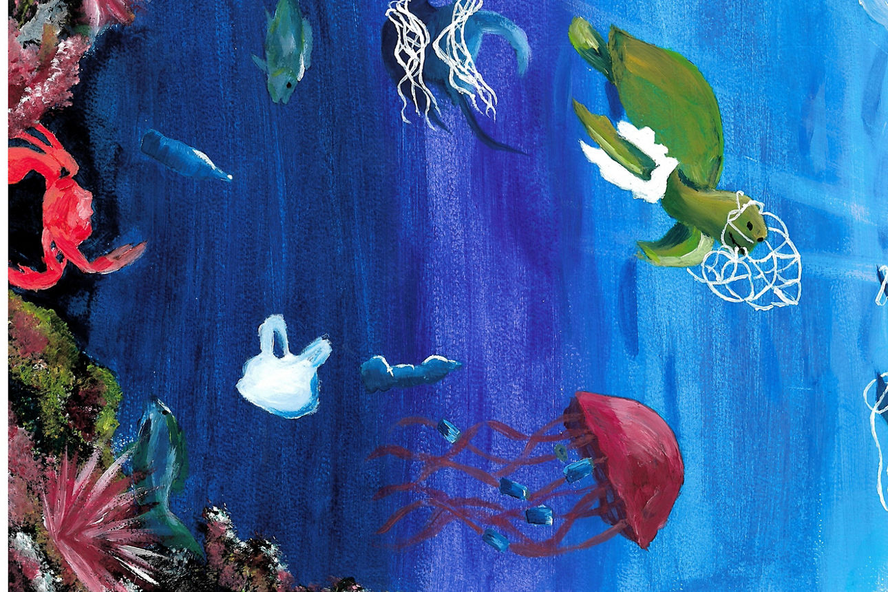 ,,Mikroplastik im Meer“