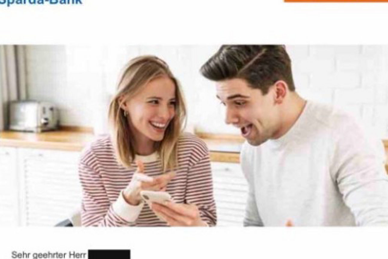 Beispiel eines E-Mail-Betrugs