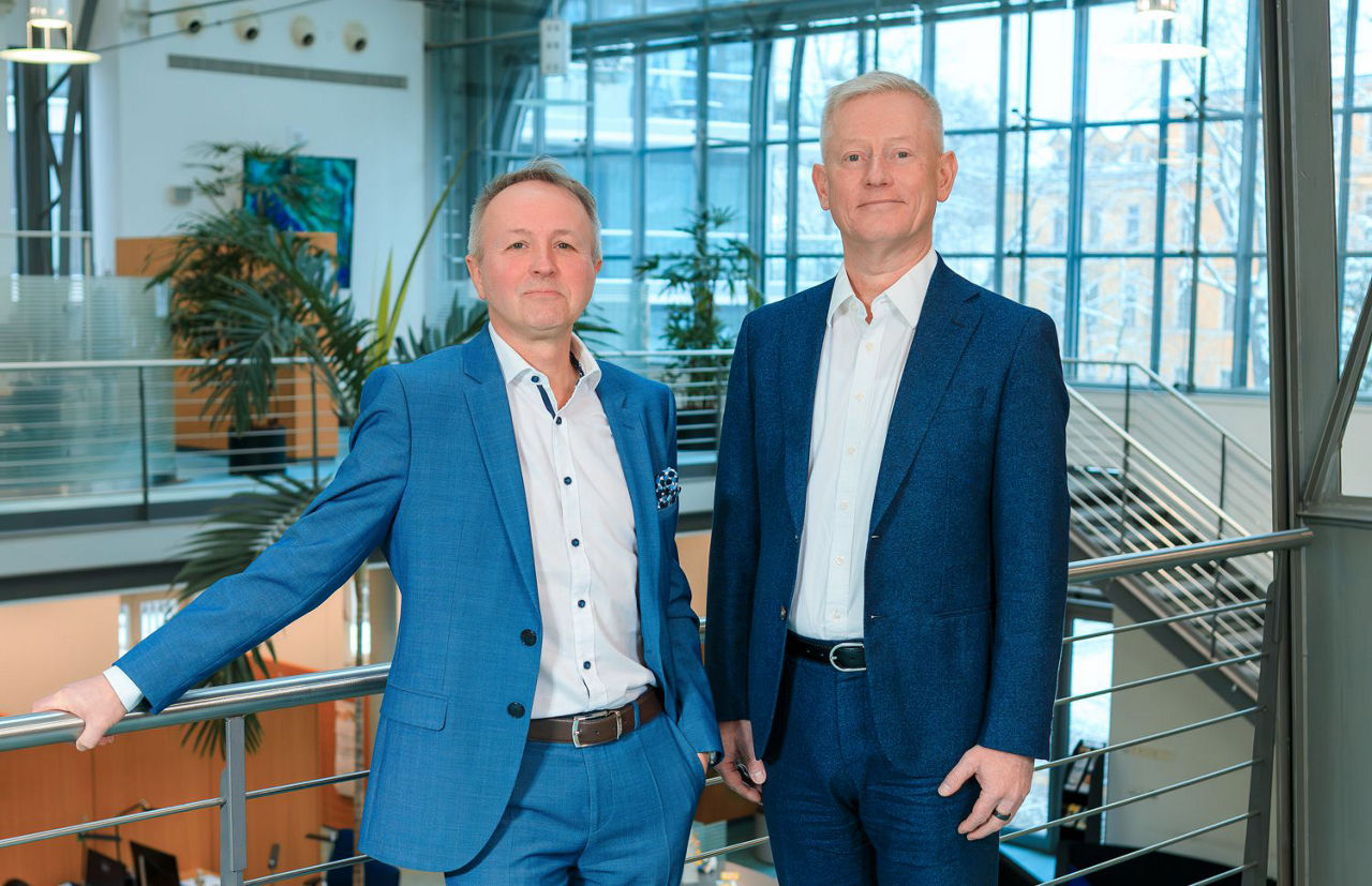 Vorstände Remo Teichert und Dr. Martin Polle