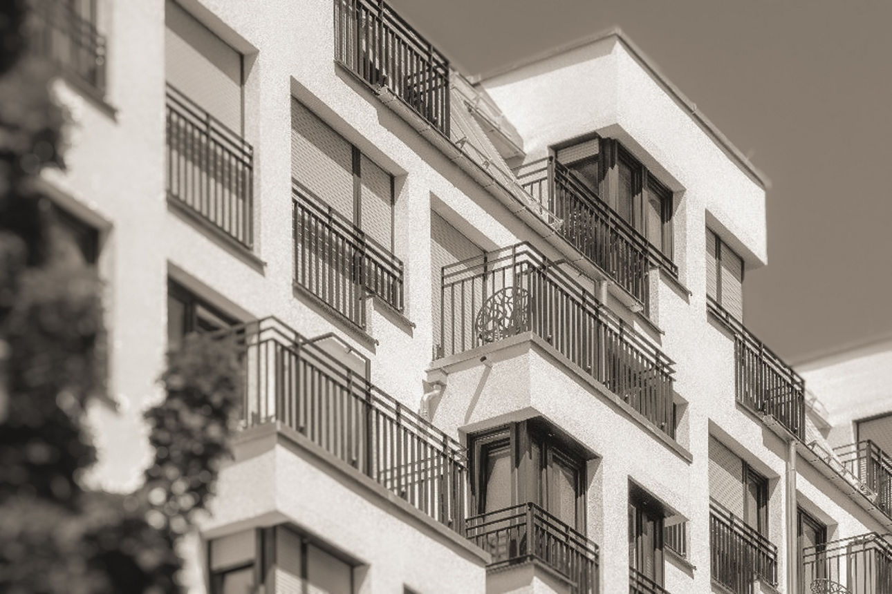 Hier ist eine Hauswand zu sehen