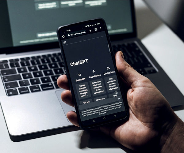 ChatGPT  auf dem Smartphone