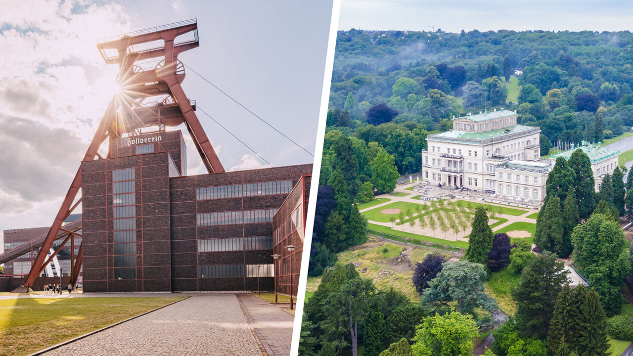 #Zeche Zollverein und Villa Hügel