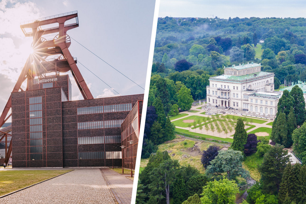 #Zeche Zollverein und Villa Hügel
