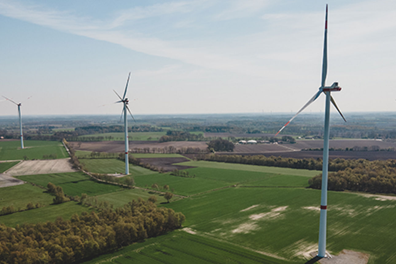 Windpark der VR Energieprojekte
