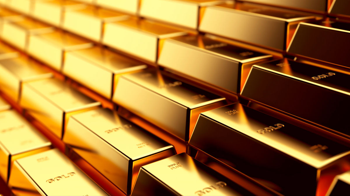 Ein Bild mehrer Goldbarren unsers Edelmetallpartners SOLIT