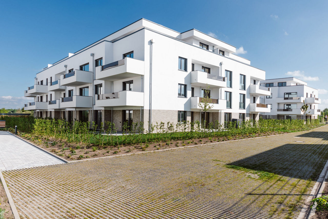 Moderne Wohngebäude