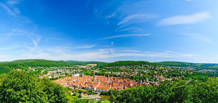 Luftansicht Fulda 
